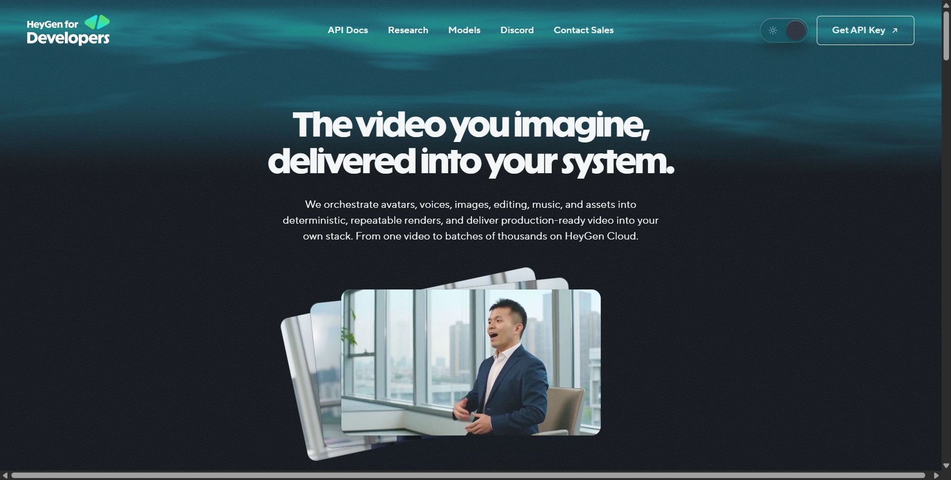 HeyGen for Developers — orchestrate avatars, voices and assets into production-ready video via API