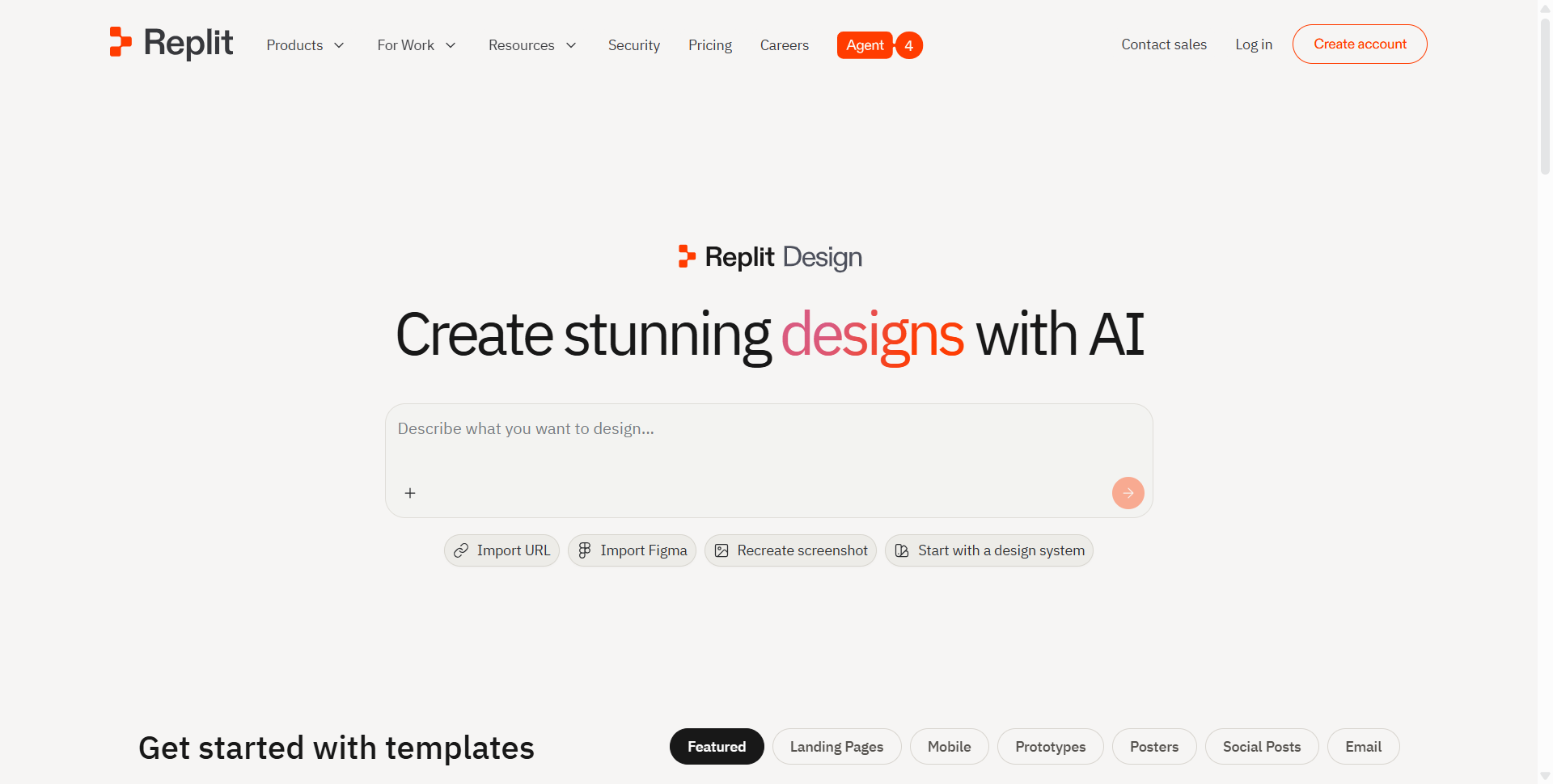 Replit design, Canvas layout tool for AI app building